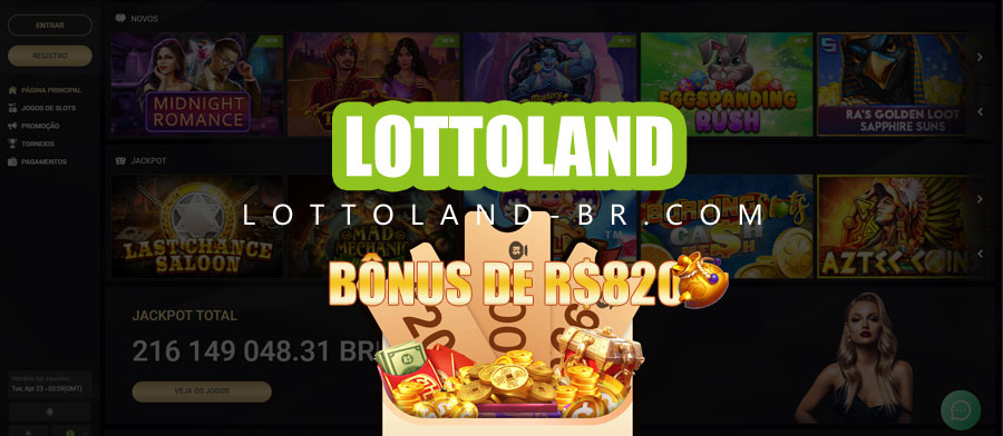 Jogos Disponíveis no Lottoland Casino